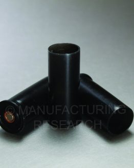 12 GA Black Plastic